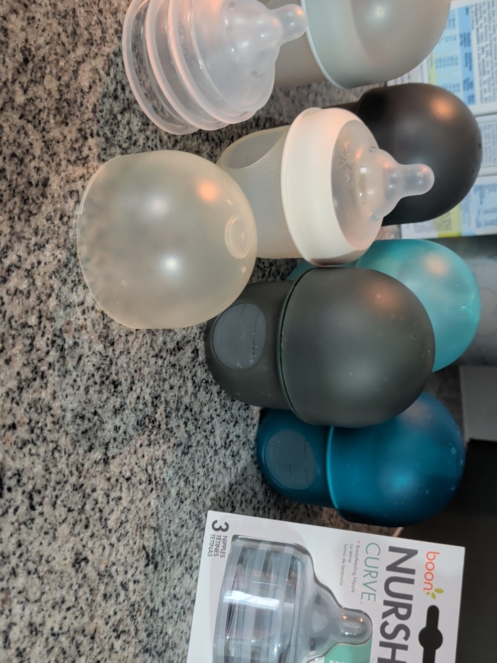 Boon Nursh Silicone Baby Bottles